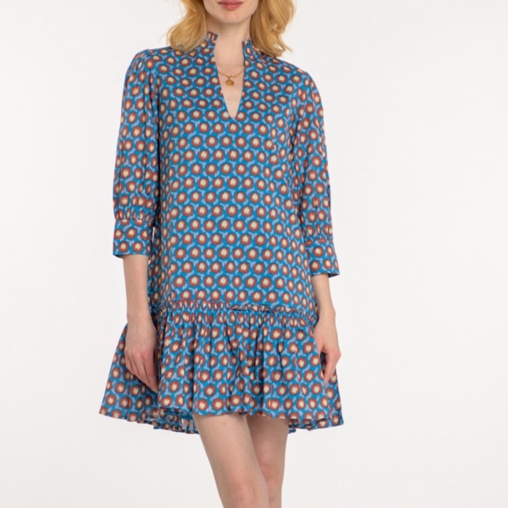 Olivia James Chloe dress lasso print sz XS